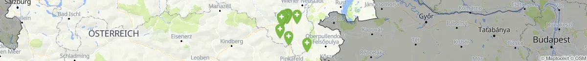 Kartenansicht für Apotheken-Notdienste in der Nähe von Edlitz (Neunkirchen, Niederösterreich)